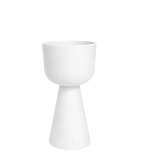 Donica ogrodowa biała 65 cm Zendo